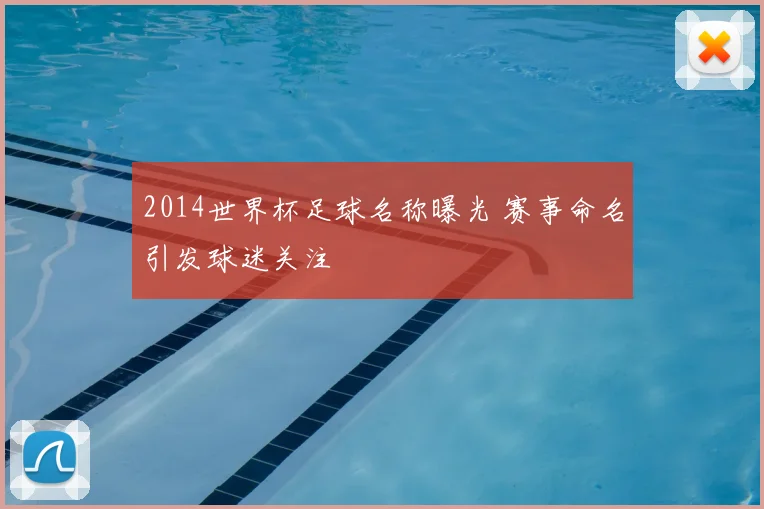 2014世界杯足球名称曝光 赛事命名引发球迷关注