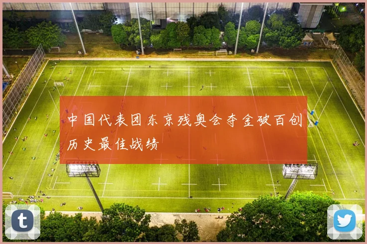 中国代表团东京残奥会夺金破百创历史最佳战绩